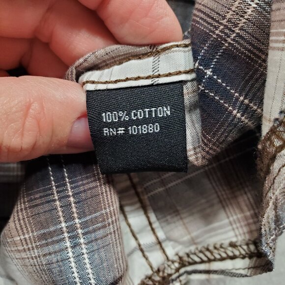 Duluth Long Sleeve Button Down Plaid Shirt 1 Pocket Blue Teal Pink Men Sz XLT E - Picture 4 of 11